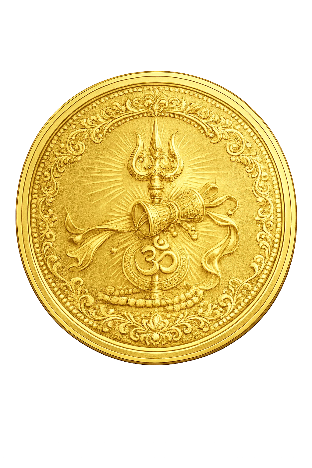 SHIVA ORNAMENTAL COIN