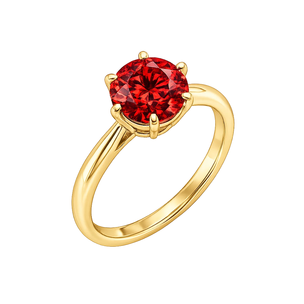 Red Diamond Ring