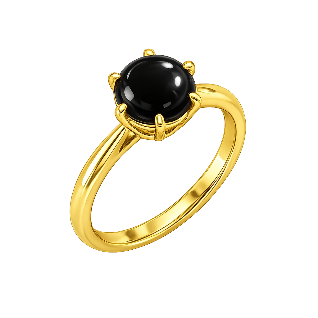 Black Stone Ring