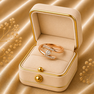 SOLITAIRE RING KHILLI RING Platinum