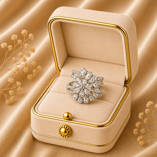 DESIGNER RING RRR PRIORITY Silver